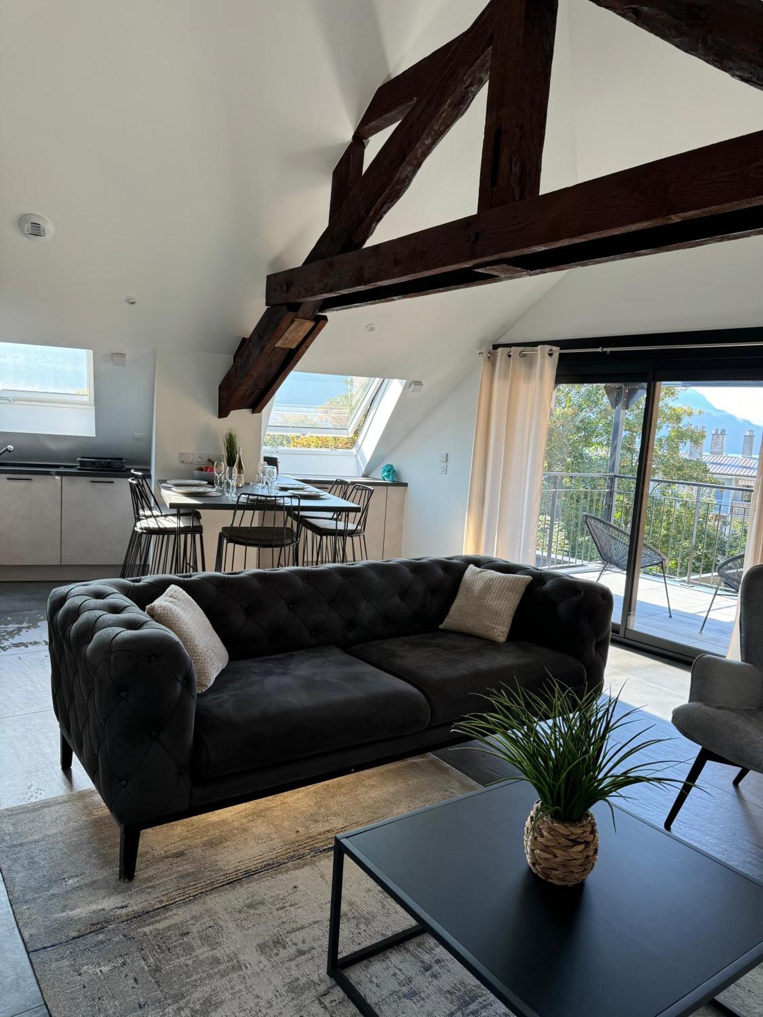 Magnifique Appartement Vue Lac - 5 Personnes Voglans Exterior foto